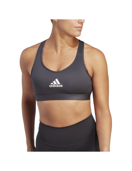 Sujetador Adidas Power Medium Support Hr2889 Mujer | Ofertas de pádel